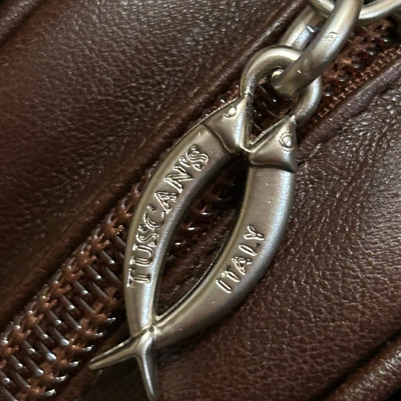 Tuscan’s Brown Leather Crossbody/Shoulder Bag Made in Italy - Picture 5 of 13